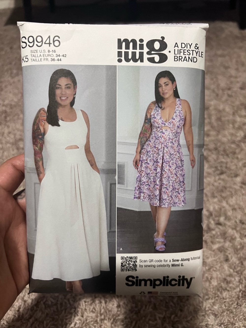 Simplicity S9946 Sewing Pattern for Misses' Dresses by Mimi G
